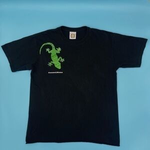 VTG Yacht Club Cozumel Mexico Lizard Front/back Graphic Tee
